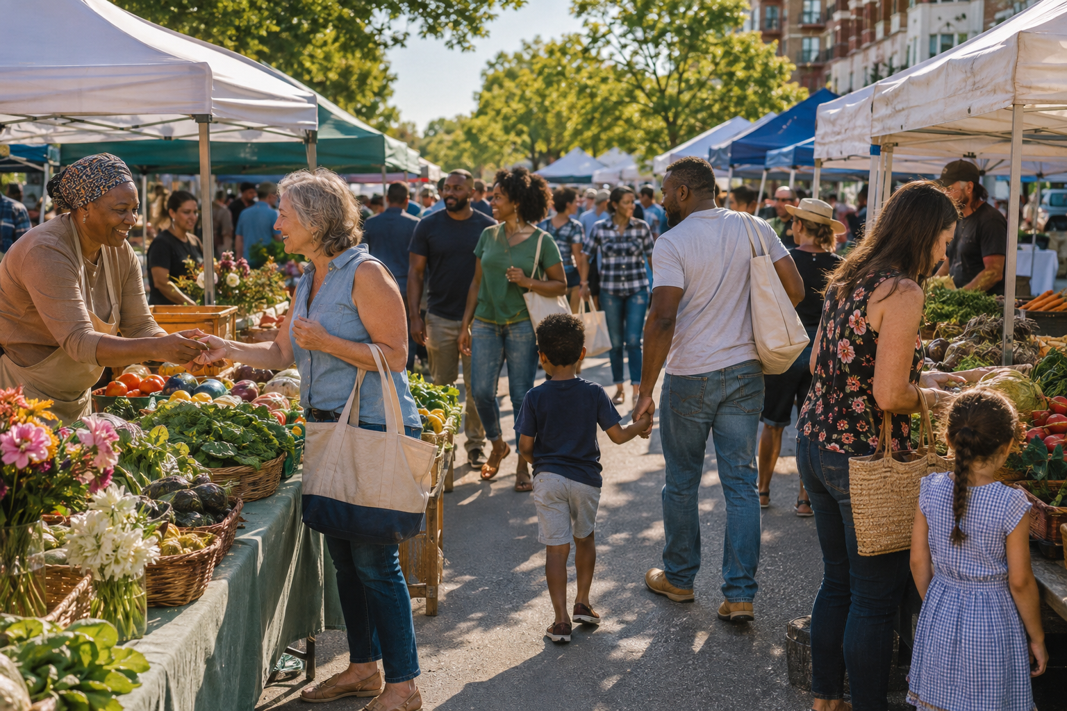 Placeholder photo representing markets and pop-ups